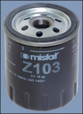 Filtre à huile MISFAT Z103