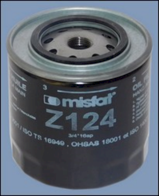 Filtre à huile Z124