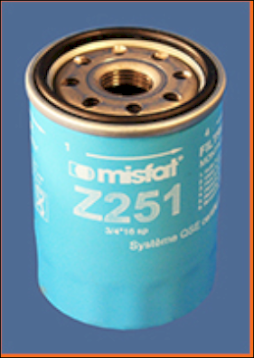 Filtre à huile MISFAT Z251