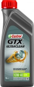 Huile Castrol GTX Ultraclean 10W40 A3/B4 1L