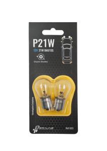 Lot de 2 ampoules monofil ergot décalé P21W 12V