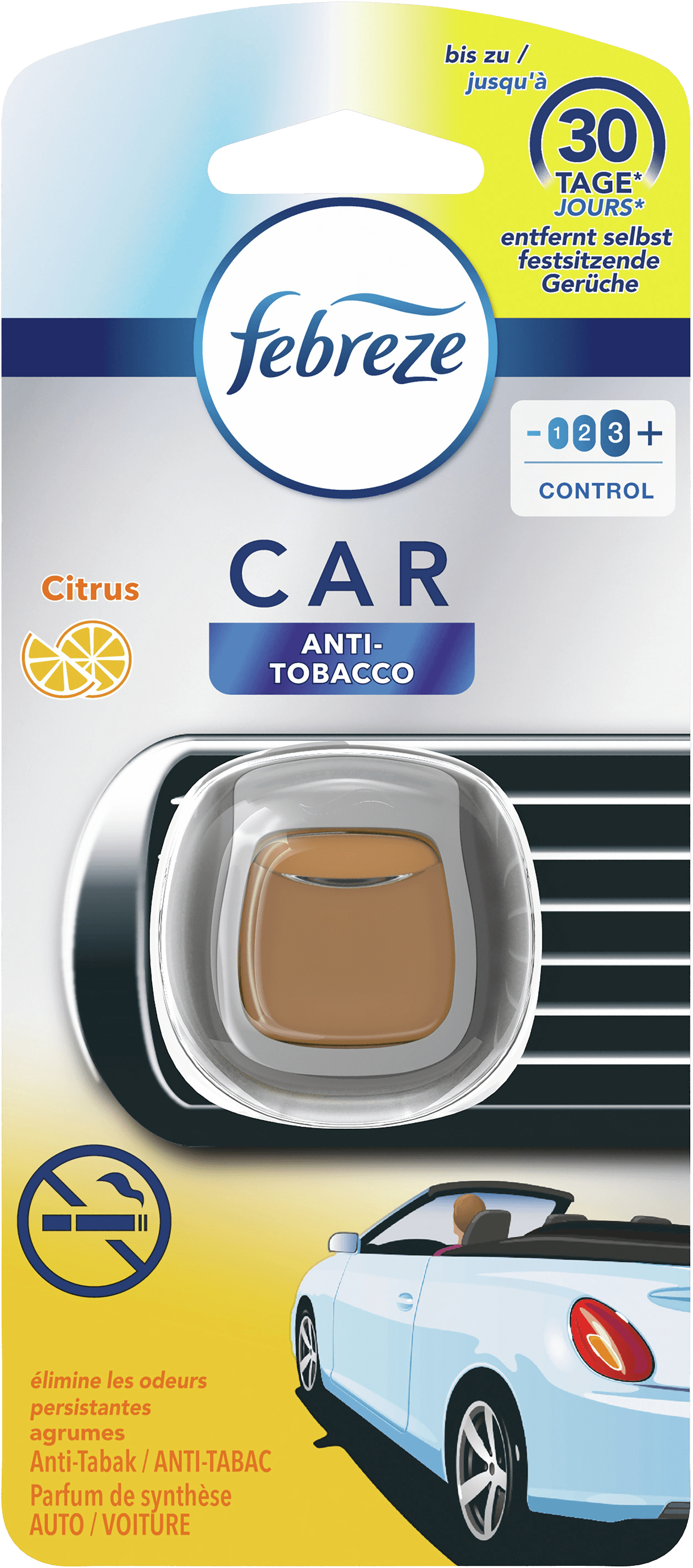 Accessoire auto : Désodorisant diffuseur anti-tabac FEBREZE pas cher  27587607